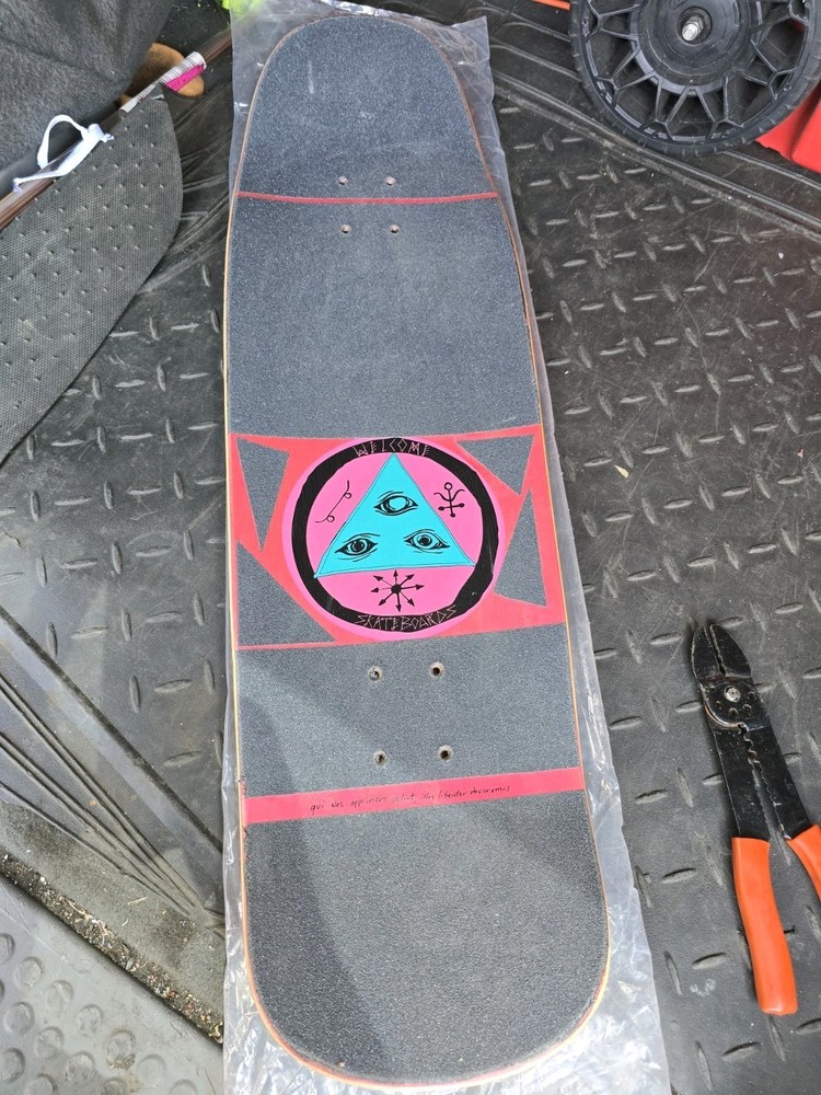 Welcome Skateboards Saber Skull Deck