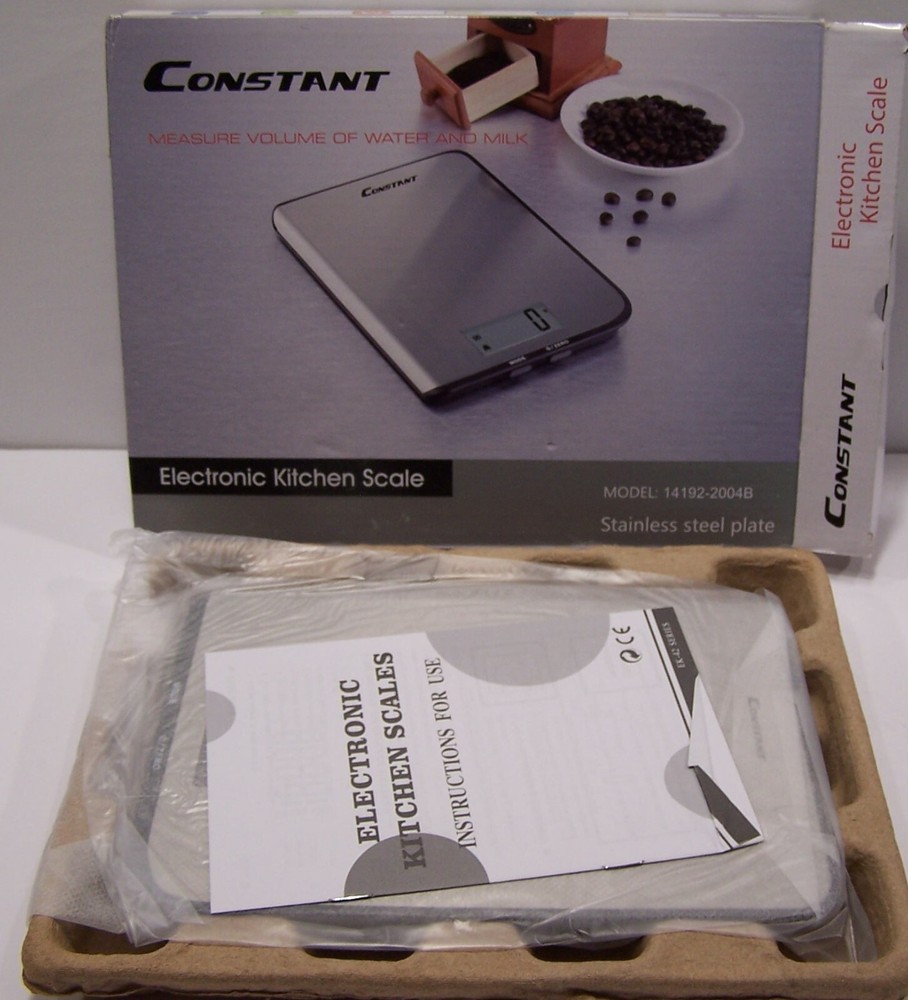 CONSTANT Electronic Kitchen Scale STAINLESS STEEL 14192-2004B