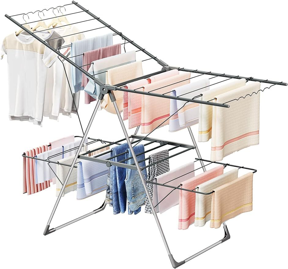 Foldable Clothes Drying Rack Laundry Drying Rack Stainless Steel Drying Rack