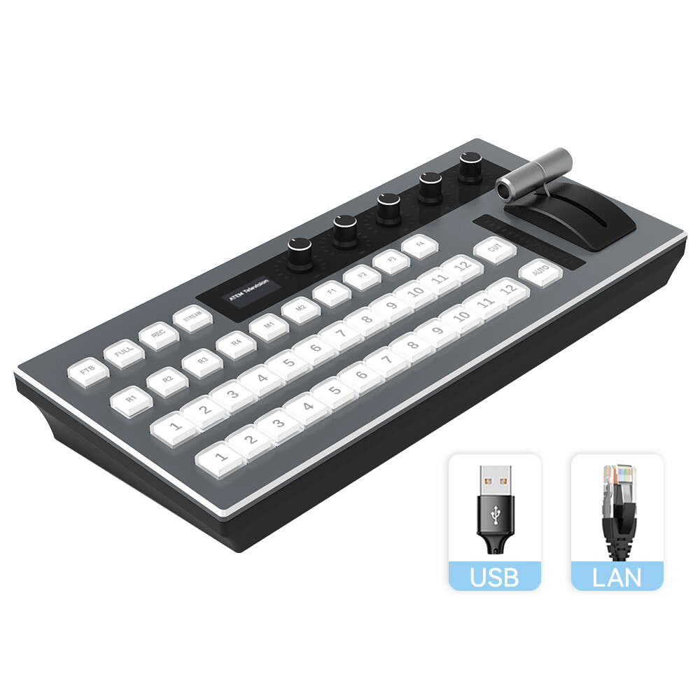 TYST TY-1800VB 12 Channels VMix Video Switcher Panel Control Panel Recording USB