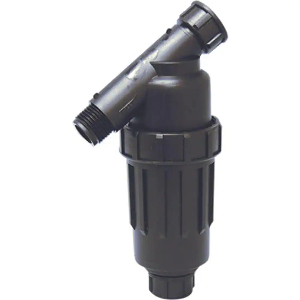 Drip Irrigation System Screen Filter 3/4 in. Hose Thread Adjustable UV Resistant