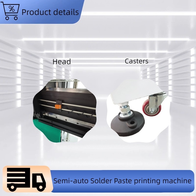110V Industrial Semi-automatic Solder Paste Printer Tin Paste Printing Machine