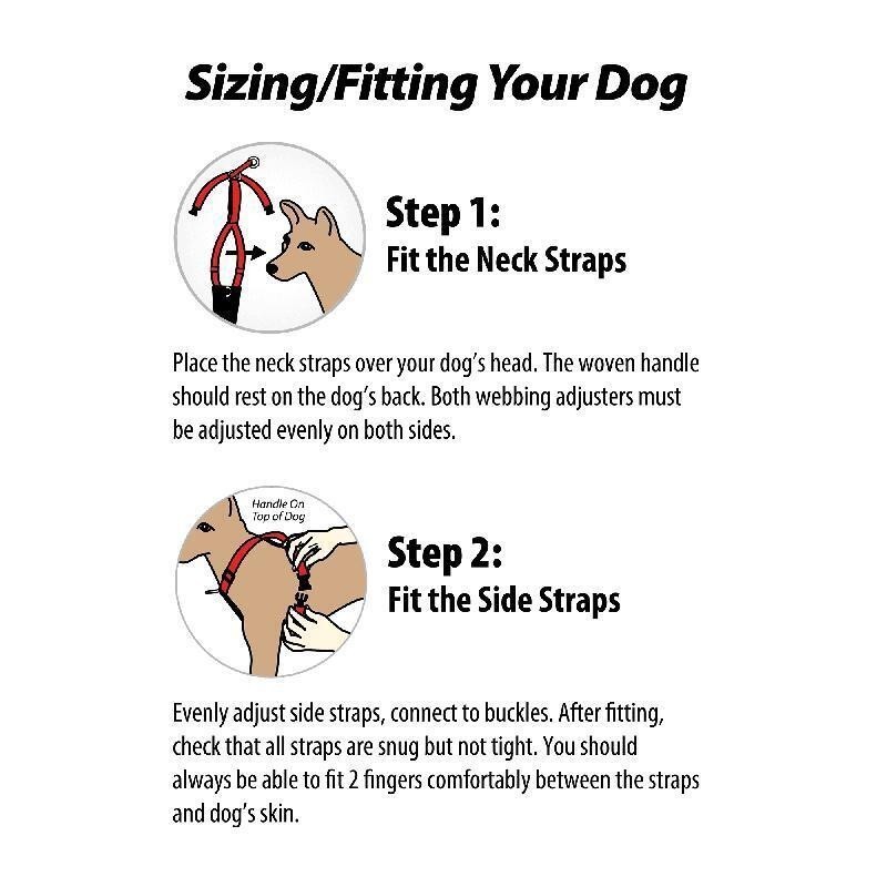 Non-Pulling Dog Harness Adjustable Control Handle Reflective Storage Pouch New
