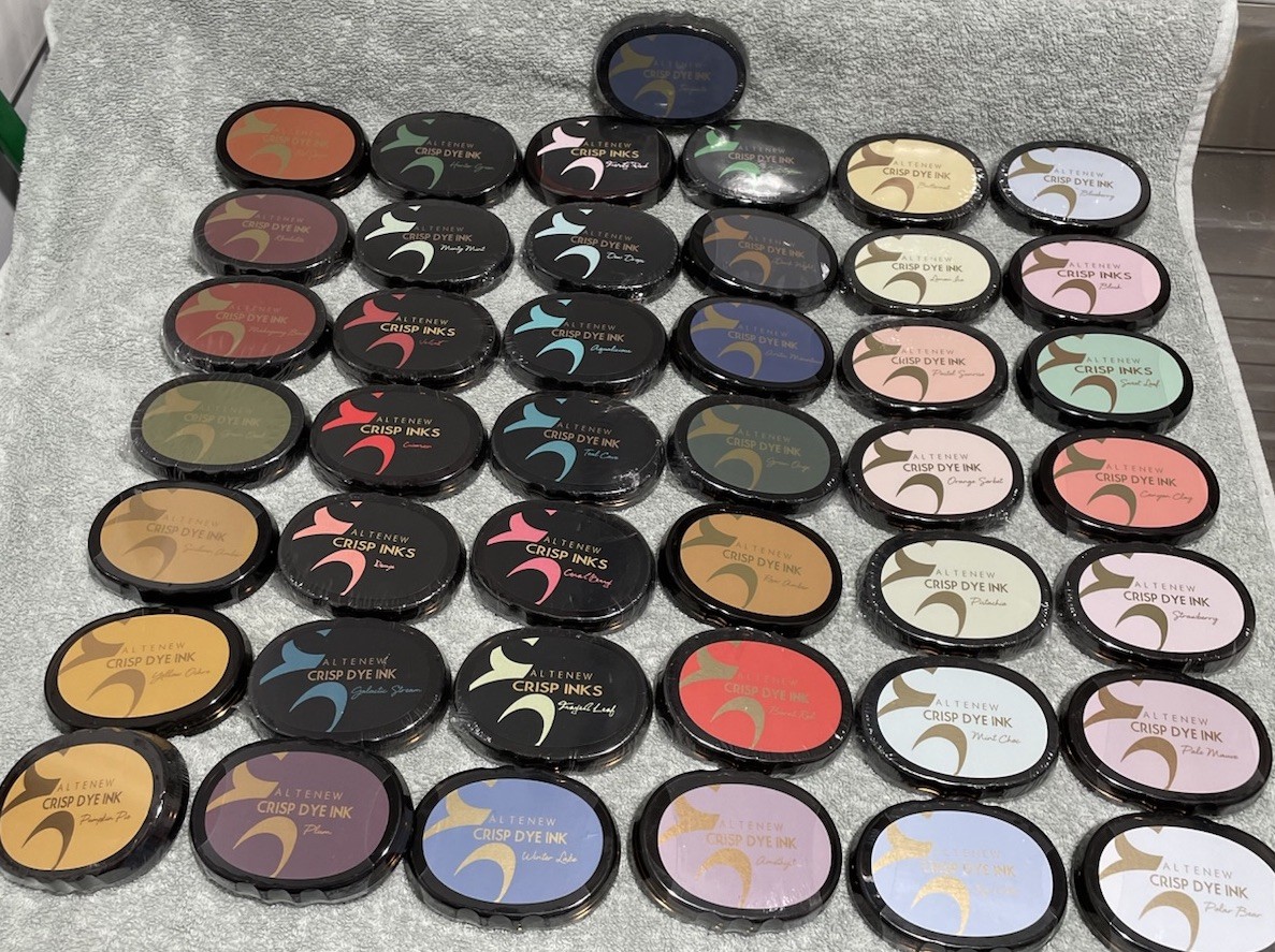 Altenew Crisp Dye Ink Pads Assorted Colors Stamping Embossing -LOT OF 43 COLORS!