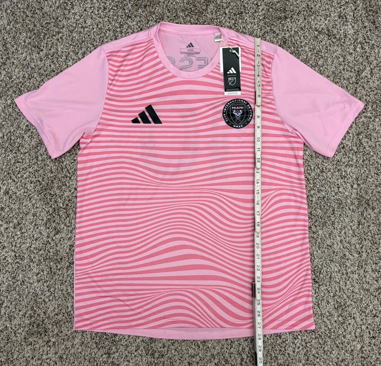 New Adidas Lionel Messi Inter Miami CF #10 Men's Jersey Pink MEDIUM MSRP $60