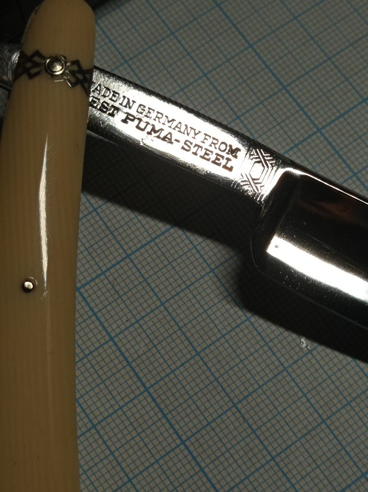 Straight razor "Puma" #97 Solingen