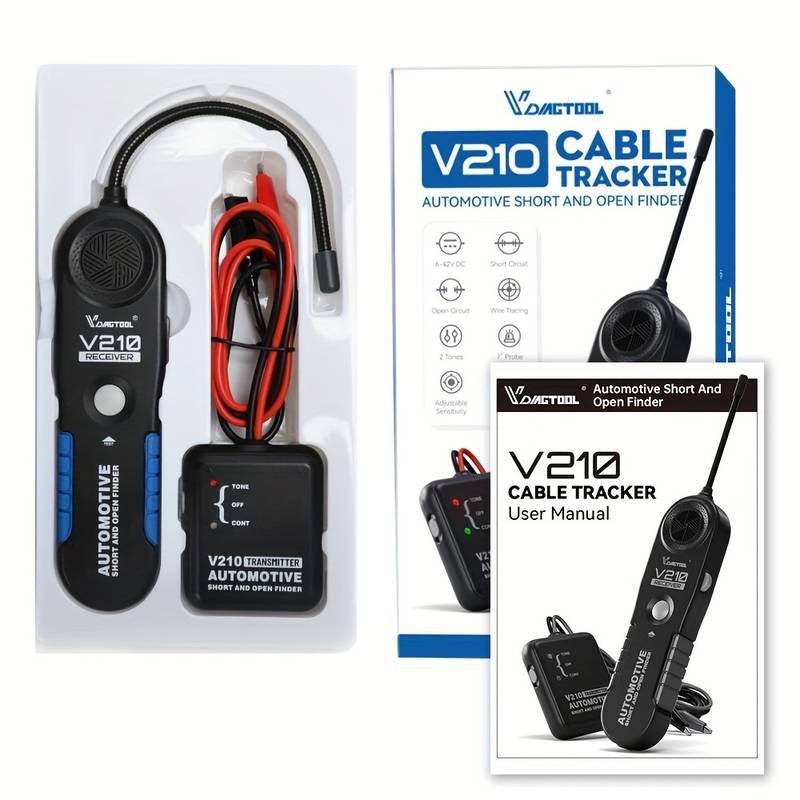 VDIAGTOOL V210 Electrical Open & Short Finder Circuit Tester Wire Breaker Finder