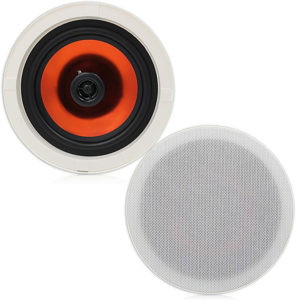 Herdio 4 Kitchen Speakers 6.5’’ Bluetooth Ceiling / Wall Speaker Kit Flush Mount