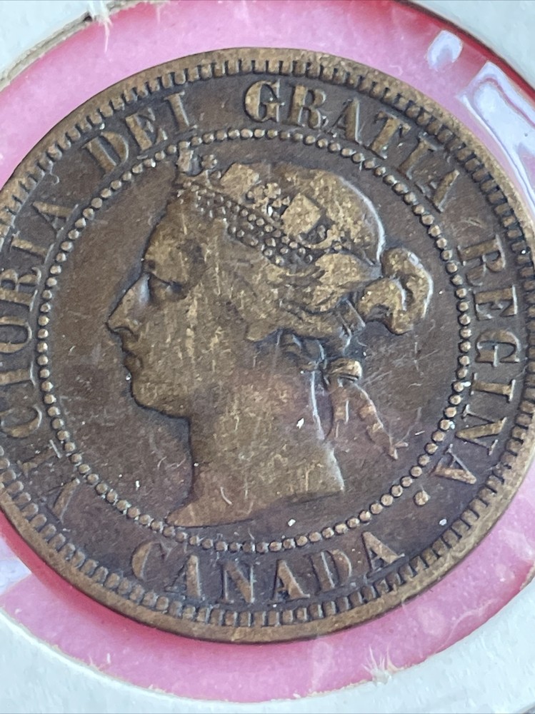 1886 Canada One Cent Coin