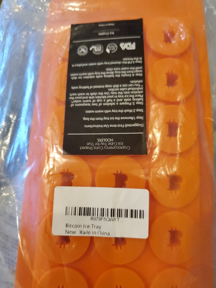 Bitcoin Ice Tray Silicone