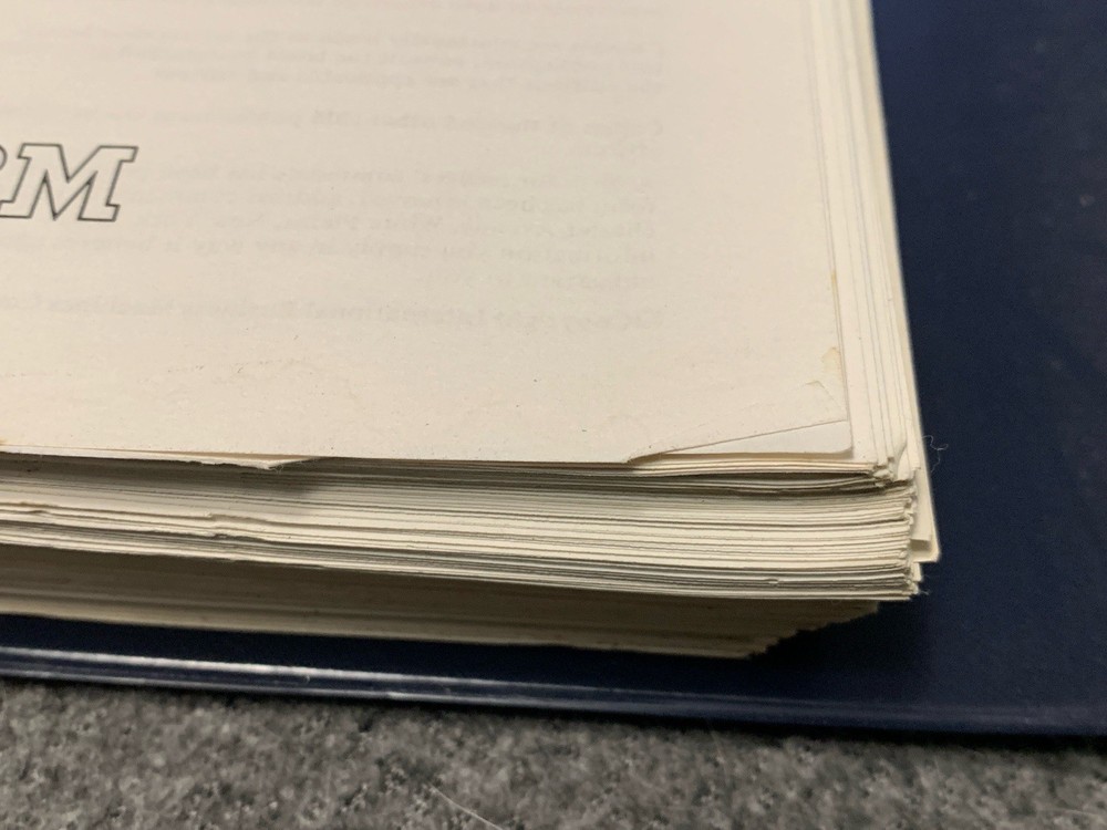 Vintage IBM Procedure Library - Mathematics (PL-MATH) Program Description 1971