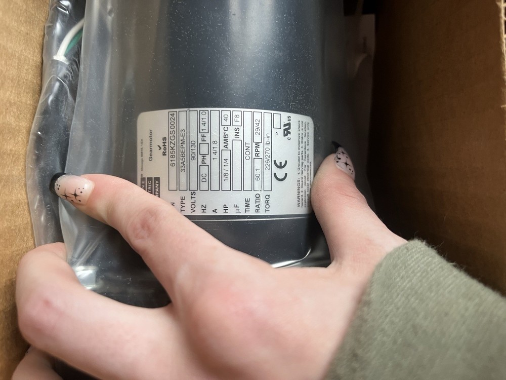 BODINE Gearmotor 33A5BEPM-E3