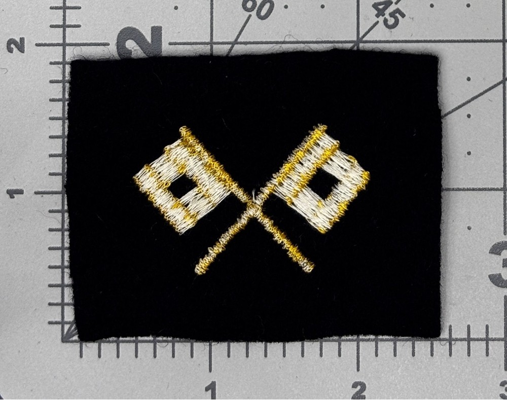 USMC Shipboard Marine Signalman Cuff Patch Inv# K2220
