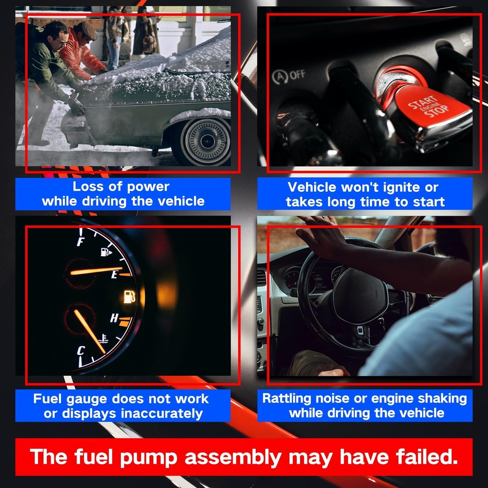 Fuel Pump Assembly E2237S Compatible with 1999 2000 2001 2002 2003 Ford Picku...