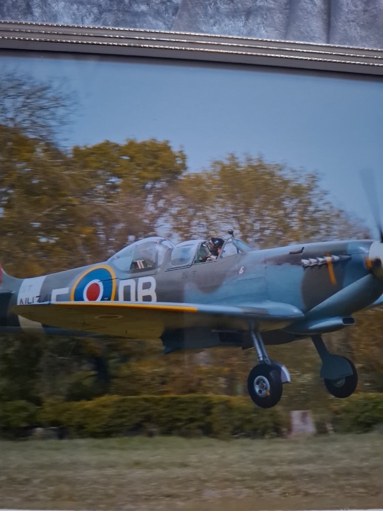 Framed Spitfire Photograph