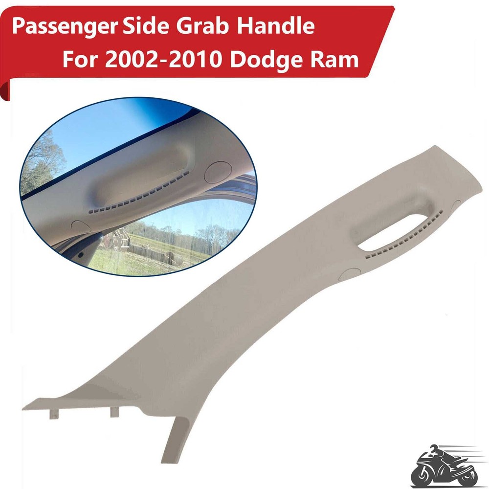 Fit For 2002-2010 Dodge Ram Front Right Side Inside Grab Handle A Pillar Trim
