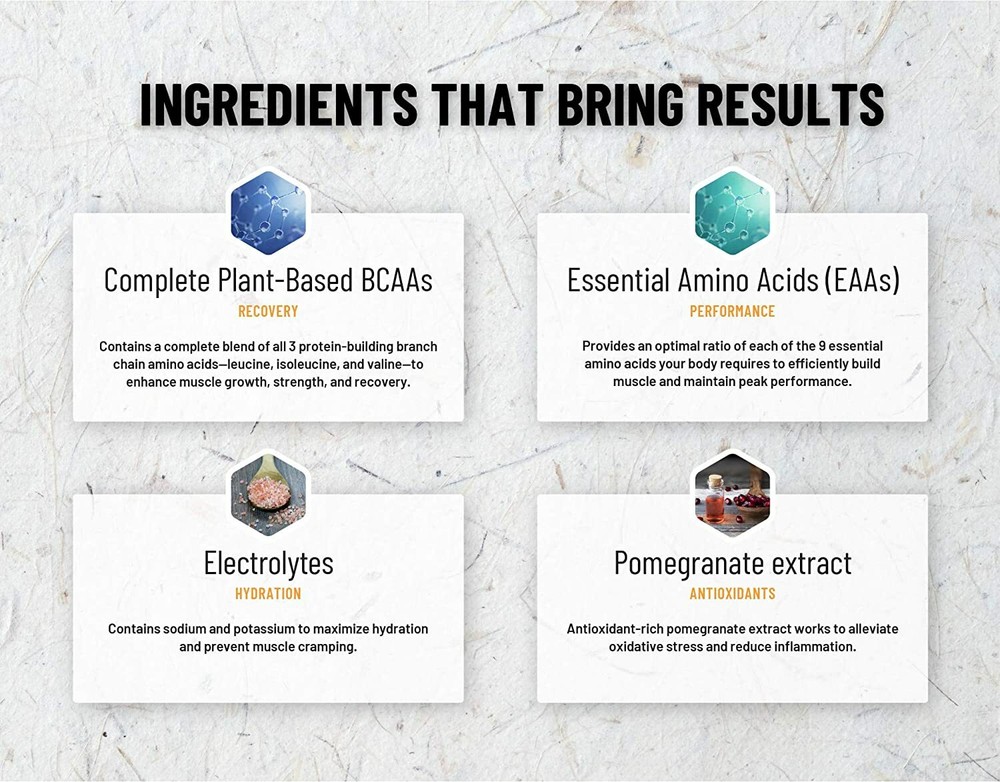 Snap Supplements Peach Mango BCAA Powder - Amino Energy - 2 Pack