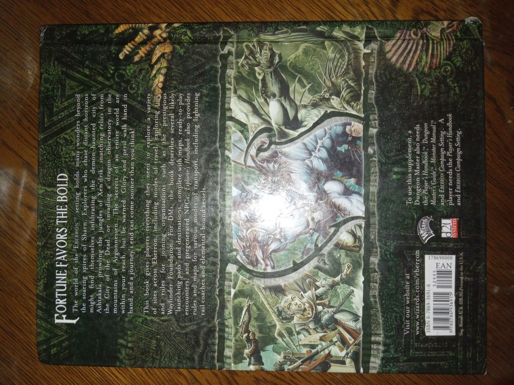 Explorers Handbook dnd 3.5 Good Condition