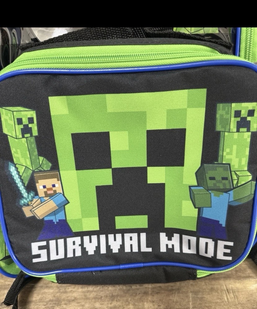 Minecraft 5-Piece Backpack Set