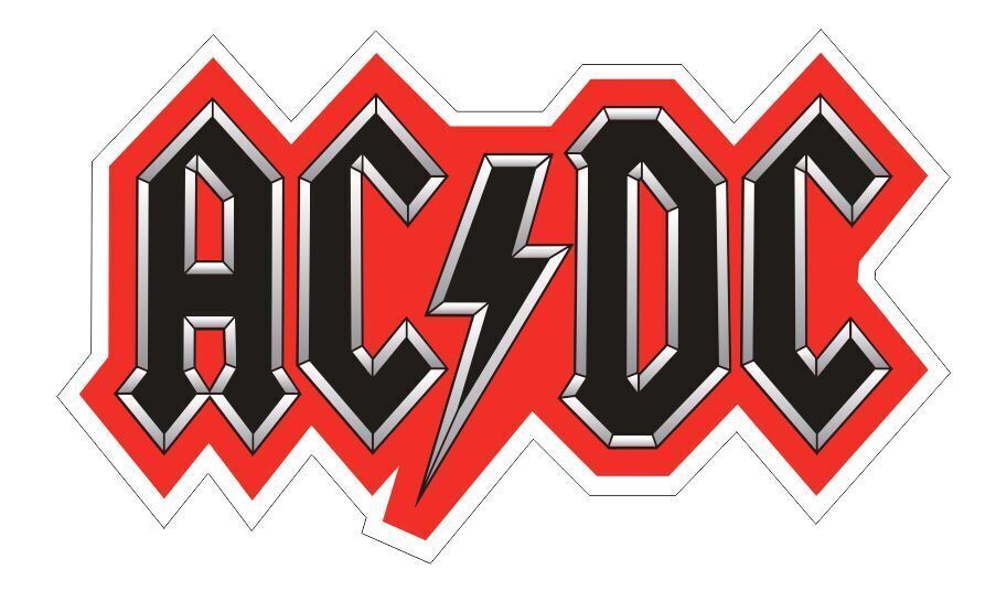 AC DC Sticker Decal