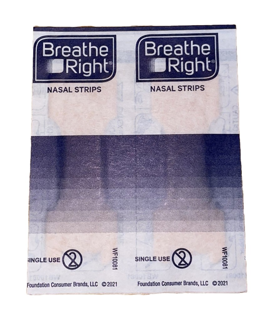 80 Breathe Right Strips - Extra Strength - Tan
