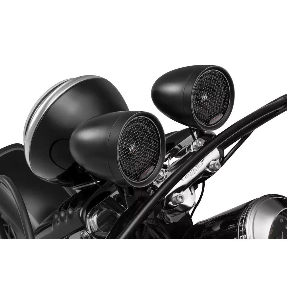 Kuryakyn 2713 Black Road Thunder Speaker Pods & Bluetooth Audio Controller