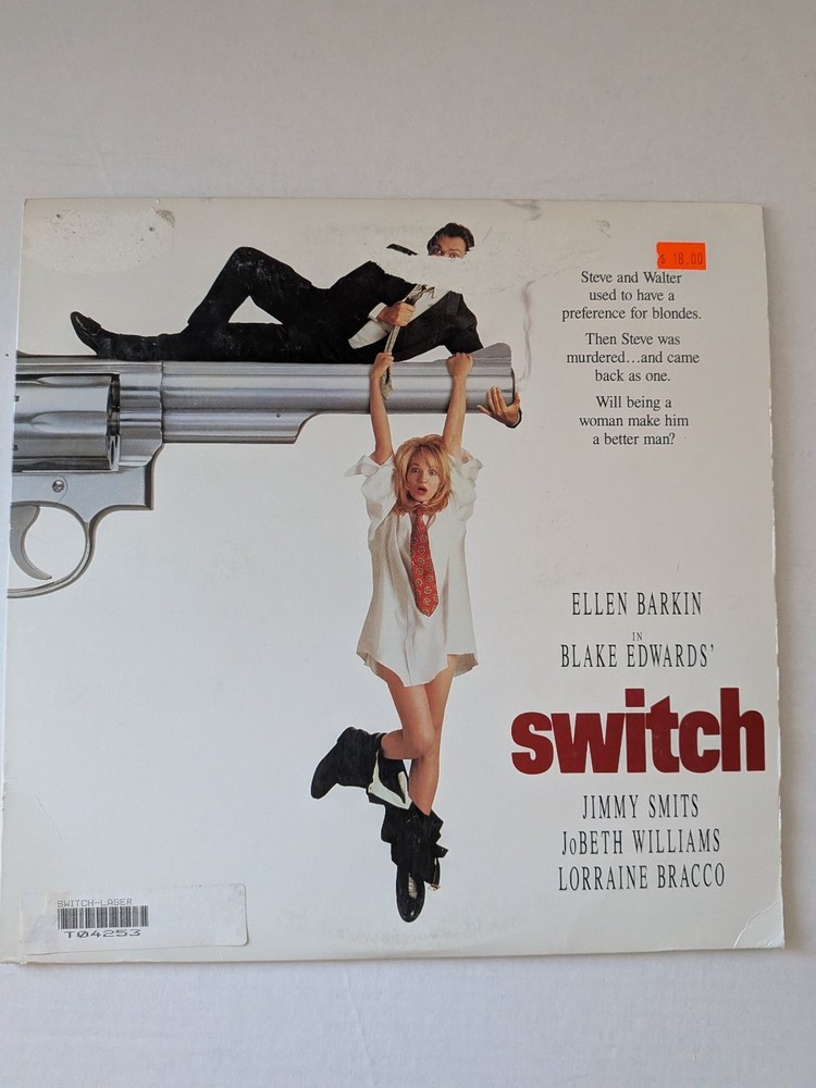 Switch LaserDisc 1991 Comedy Blake Edwards Warner Bros. Widescreen NTSC