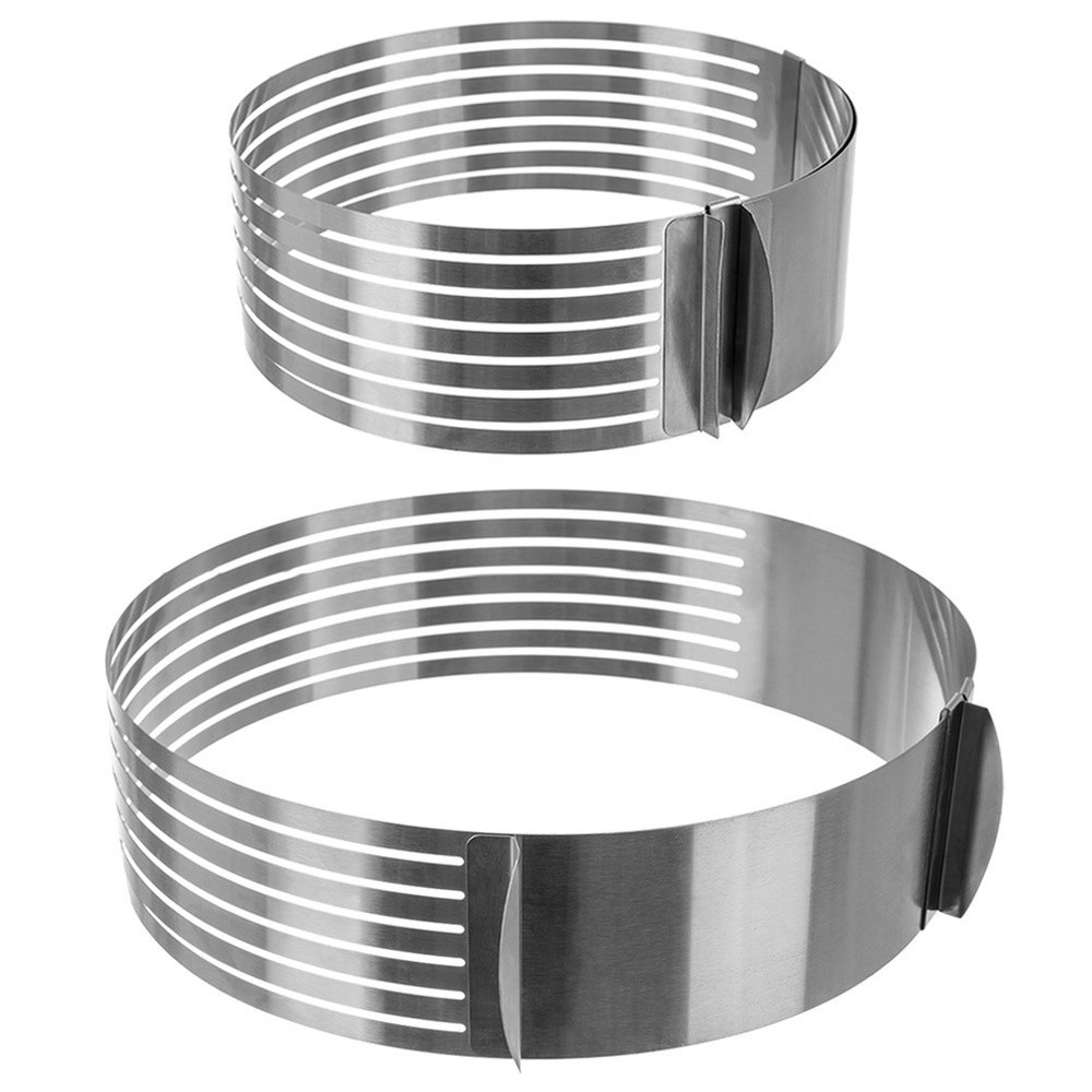 Adjustable steel cake ring, 24-30cm, 7 layers, cake ring, baking frame