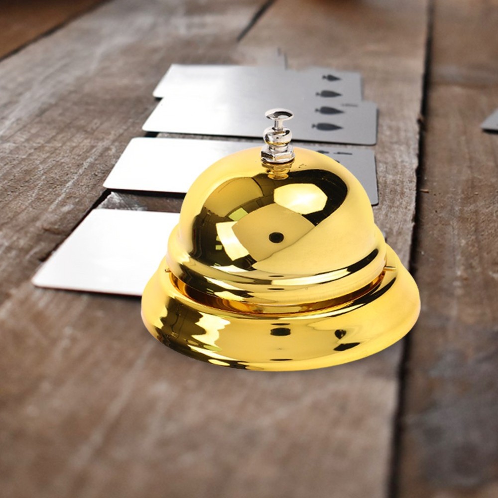 Metal Pressing Service Bell Reception Bell for Restaurant Kitchen