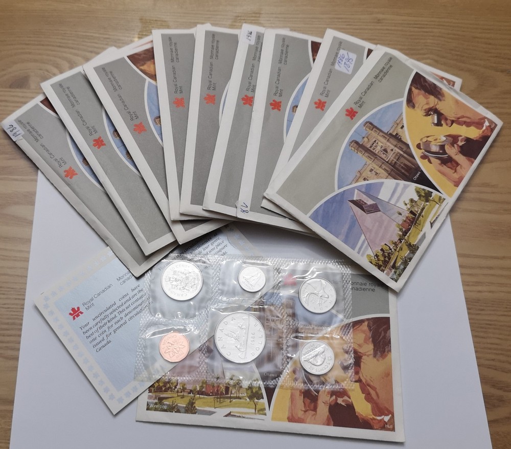 *** 1986  CANADA  PROOF  LIKE  ROYAL  MINT  SET ***