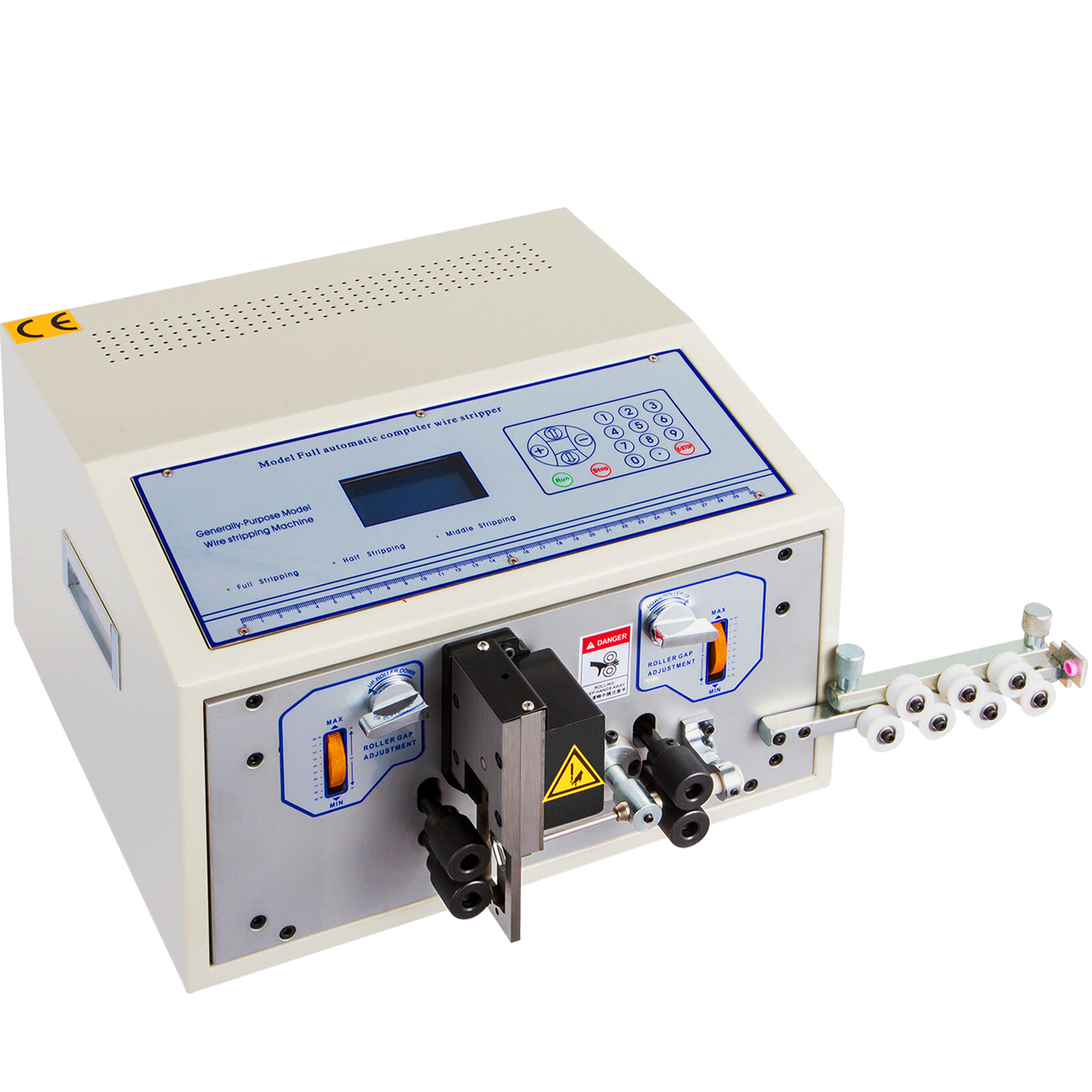 Automatic Computer Wire Stripping Machine Stripper 0.1-4.5mm² CE Cutting Peeling