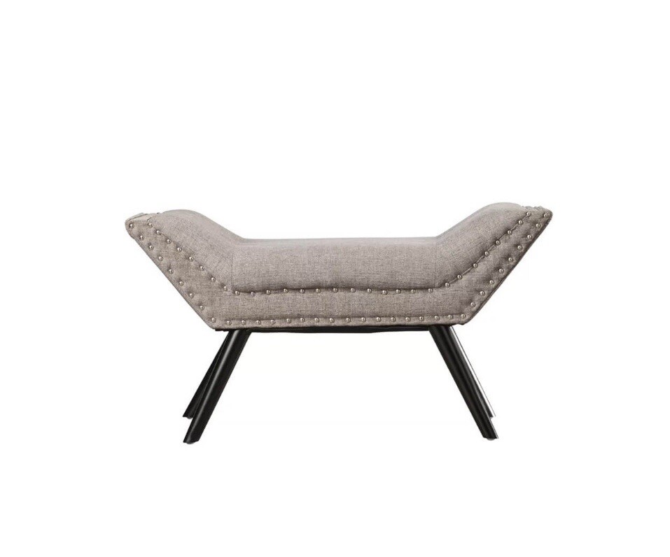 Almond colored bench