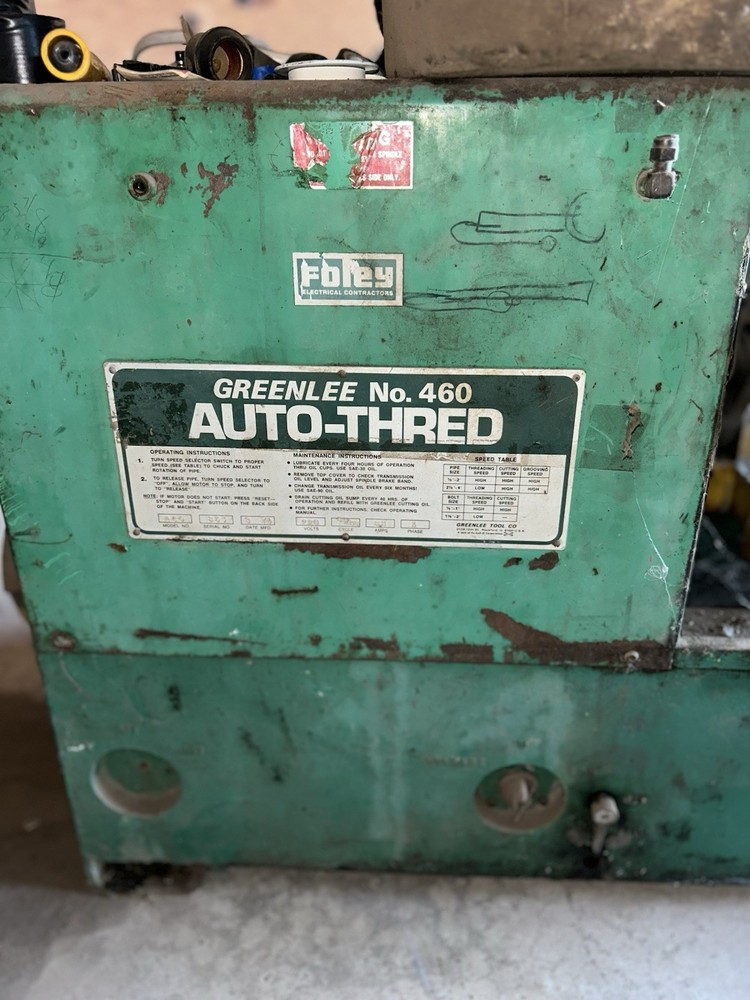 Greenlee No 460 Auto-Thred Pipe Threader