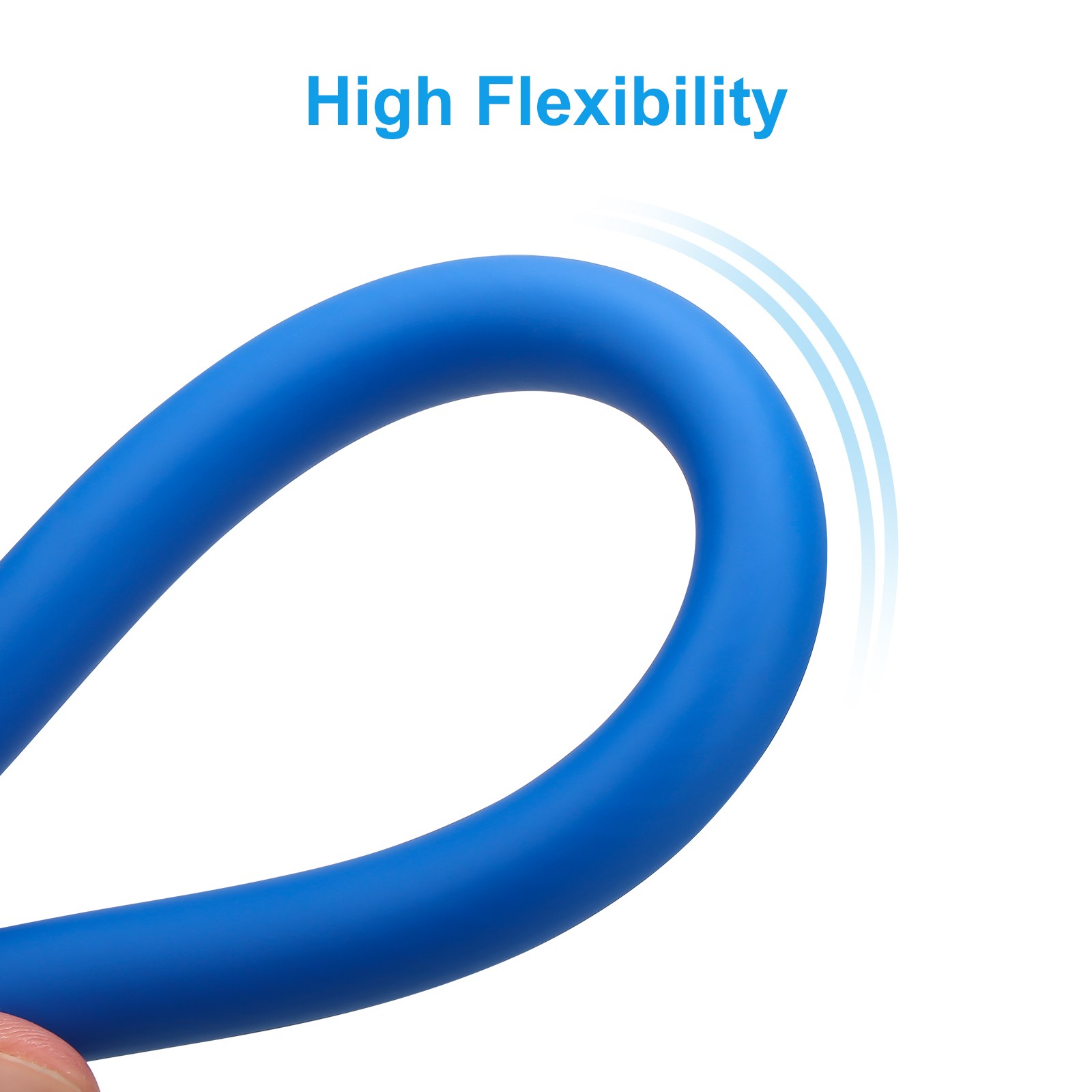 2 PCS Portable Tire Inflator Hose w/ Self-Locking Clamps for Most Car Air Pumps