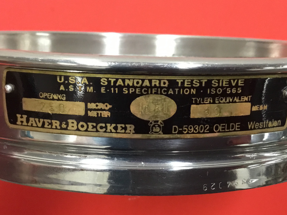 Haver & Boecker - No. 60 - Standard Testing Sieve - 250 Micrometer