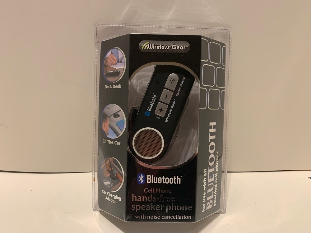 Wireless Gear Bluetooth Cell Phone Hands-Free Speaker Phone