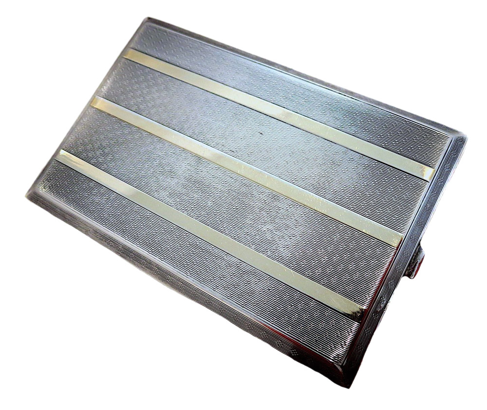 SILVER Art DECO - ANTIQUE Box Or CASE Signed