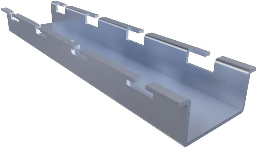 8" Wire Mesh Cable Tray Ceiling Hanging Bar for Server Rack Tray Support