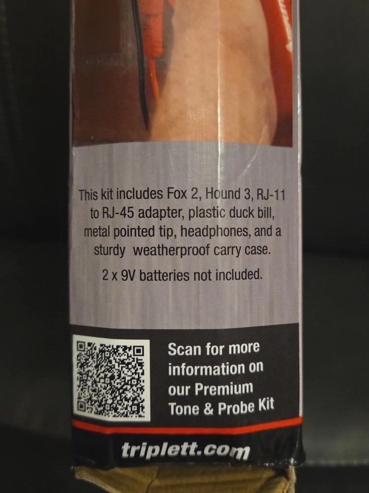 Triplett 3399 Fox & Hound Premium Tone & Probe Wire Cable Tracing & Testing Kit