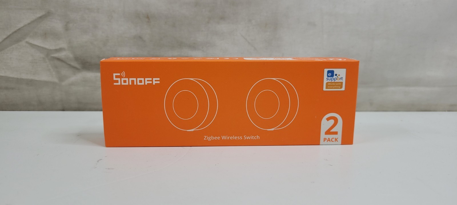 (2 PACK) SONOFF SNZB-01P Zigbee Smart Wireless Switch Smart Scene eWeLink NEW