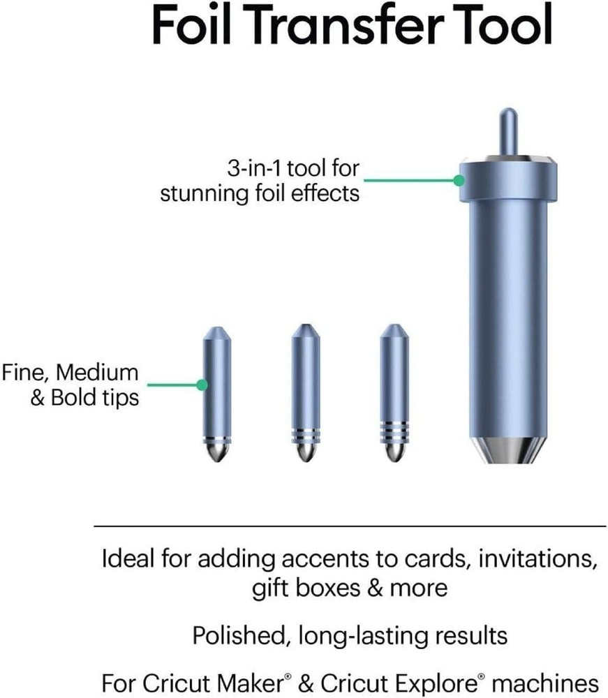 Foil Transfer Tool Kit for Cricut Maker Explore Foil Effects Crafting
