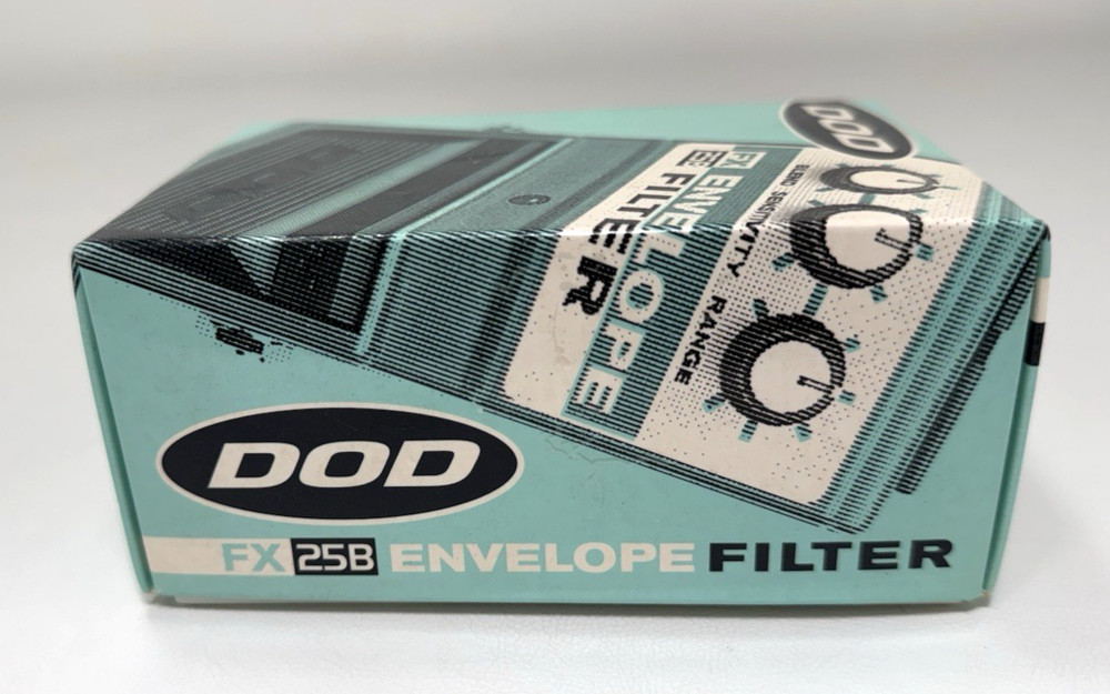 DOD FX25B Envelope Filter Guitar Effect Pedal w Box Manual Mint Condition Tested