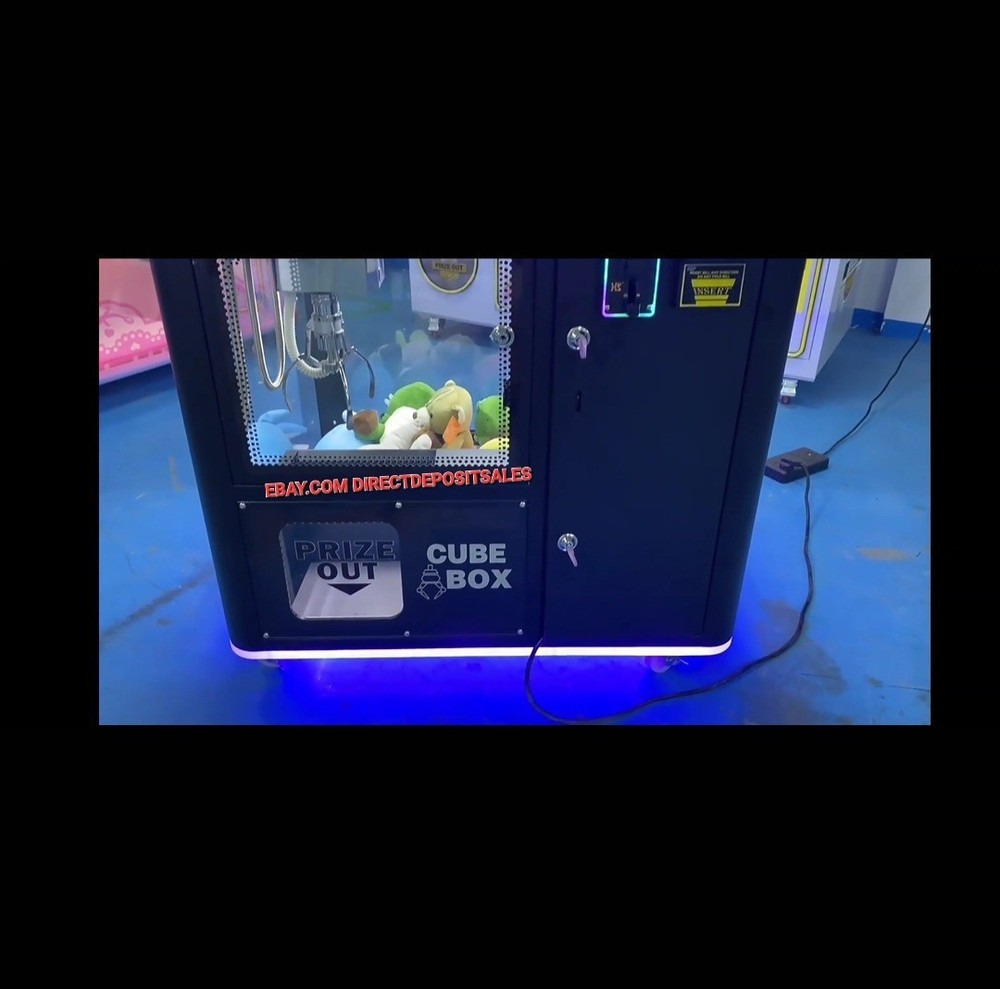 CUBE BOX Claw Machine Prize,Skill Redemption Vending Machine Arcade COIN-OP