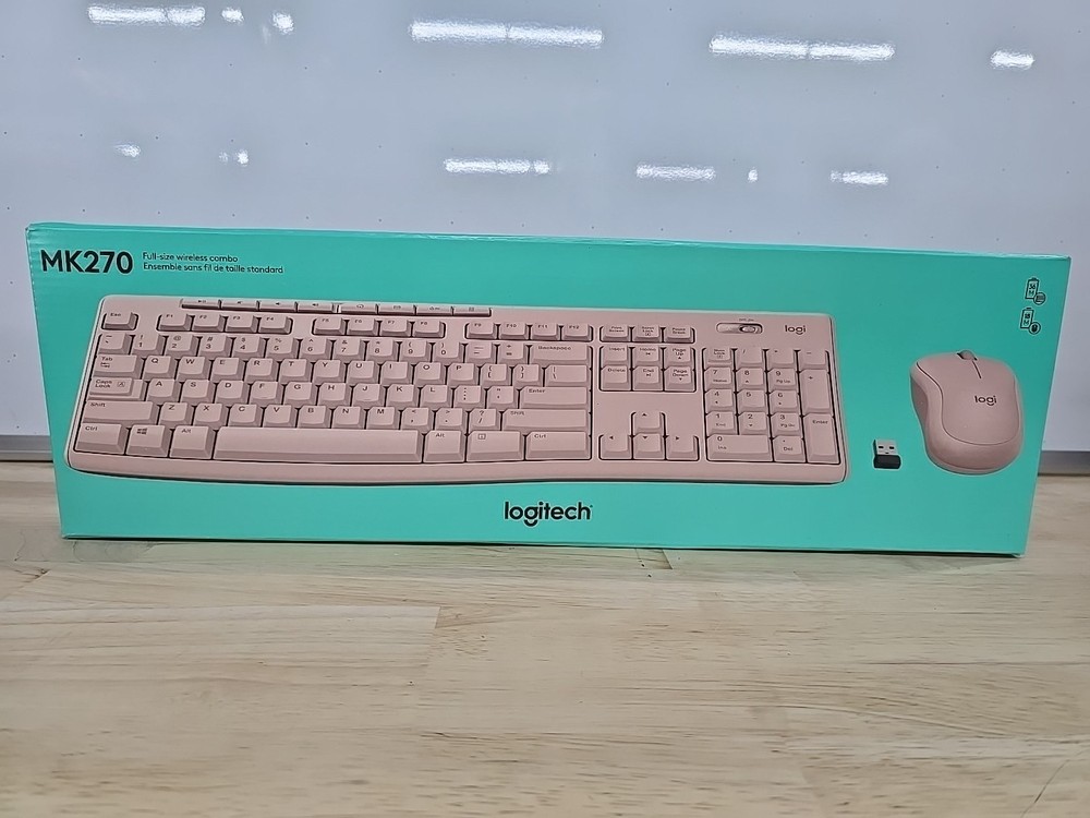 MK270 Wireless Keyboard and Mouse Combo for Windows 2.4 GHz Wireless Compact