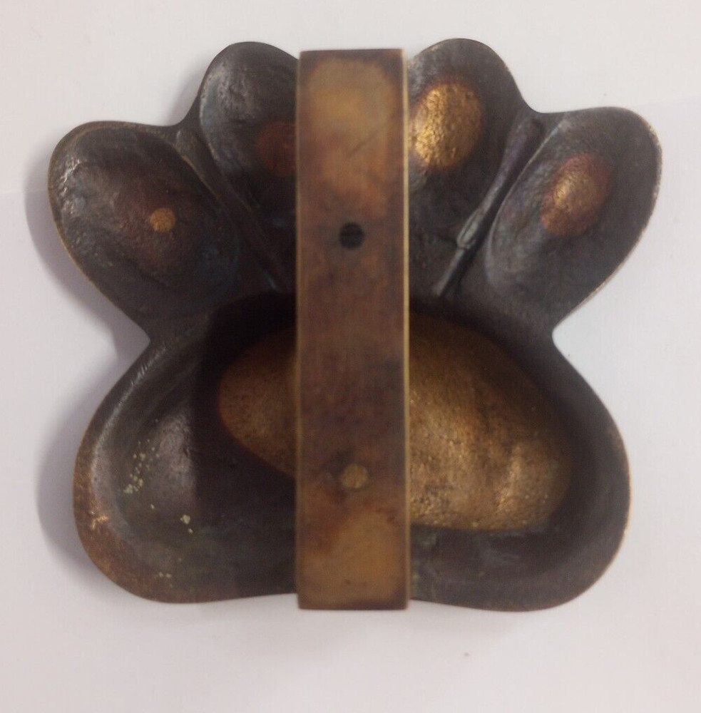 Decorative Solid Brass Paw Hardware Door Knocker Heritage Finish