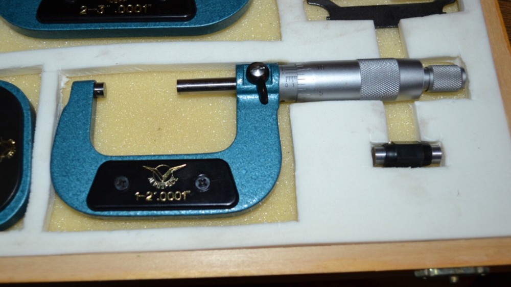 AEROSPACE BRAND NEW 3PC 0-3" PRECISION MICROMETER SET