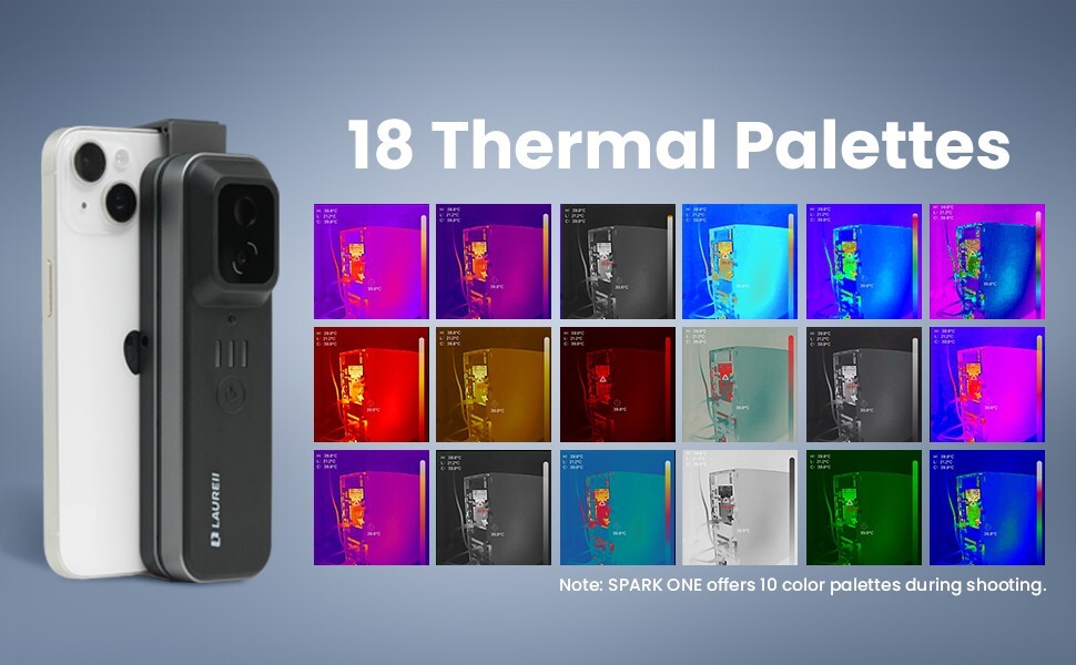 LAUREII IR Resolution Thermal Camera Wireless Temperature Imager Camera Handheld