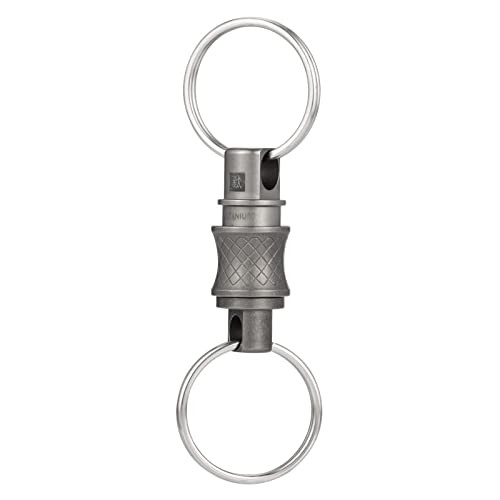 Titanium Quick Release Swivel Keychain, Pull Apart Detachable Keychain S 2