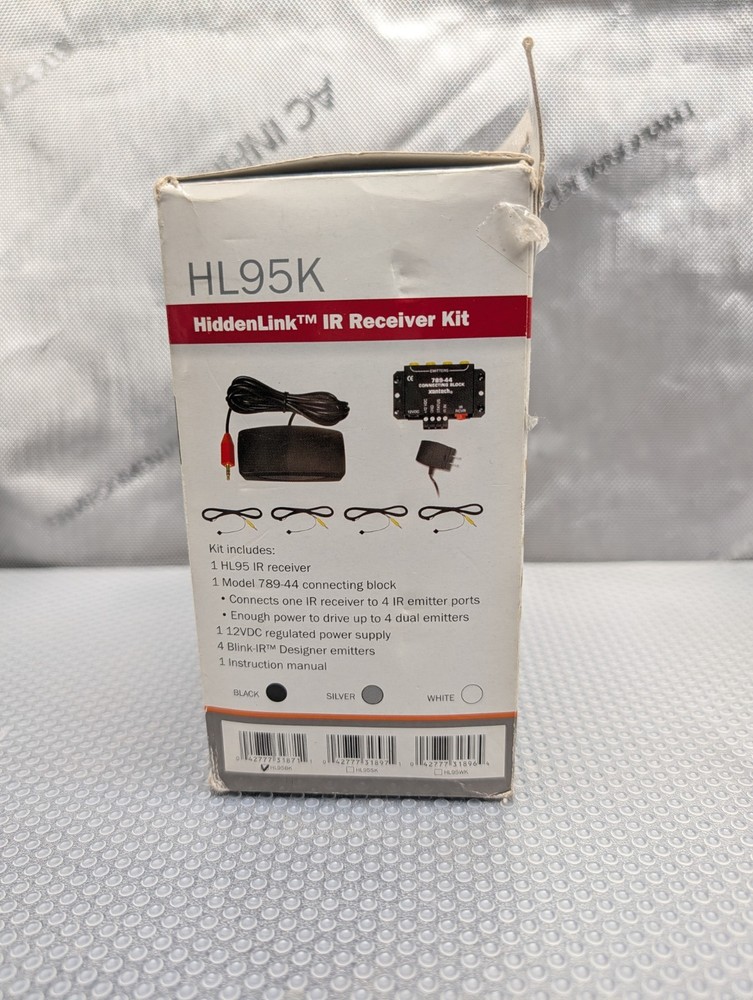 Xantech HL95K HiddenLink IR Receiver Kit Extended Range Open Box