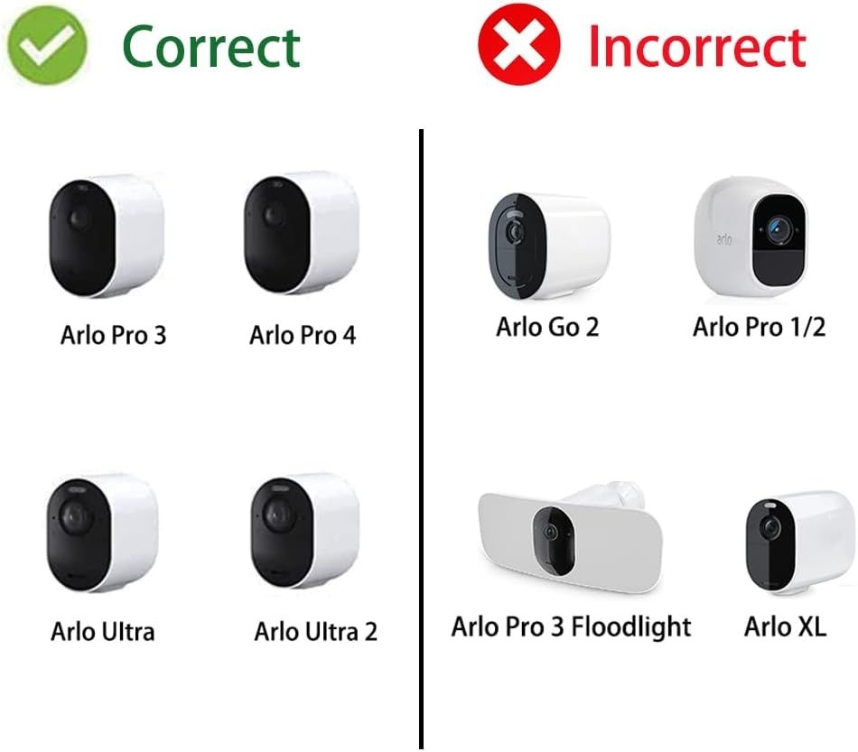 Reusable 3.85V Batteries for Arlo Security Camera (2-Pack)